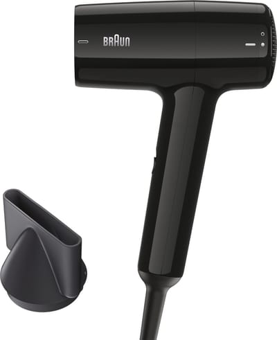 Braun HD1.5 Föhn - Compacte Krachtige Haardroger - 3 Snelheden / Temperaturen - Lichtgewicht - Compleet met Blaasmond