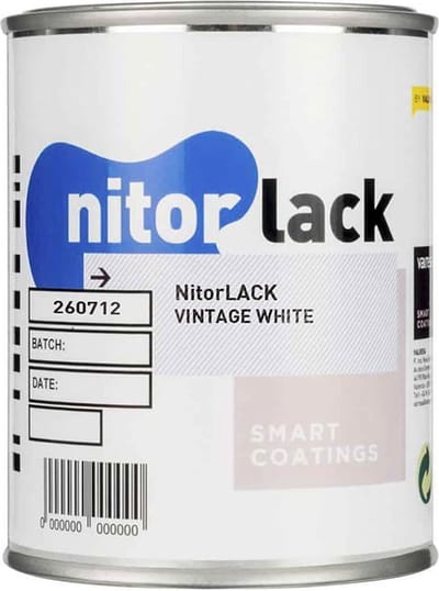 NitorLACK N260728108 Nitrocellulose Lak Aged Vintage White 500ml Blik