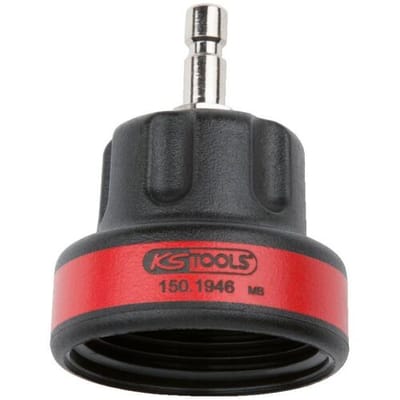 KS Tools 150.1946 Koelsysteem-adapter M45 x 3,0, rood