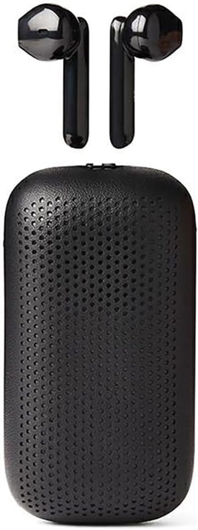 Draadloze Audio - Hoofdtelefoon Luidspreker - Muziek Luisteren - 2-in-1 Functie - 9.9 x 5.2 cm - Zwart