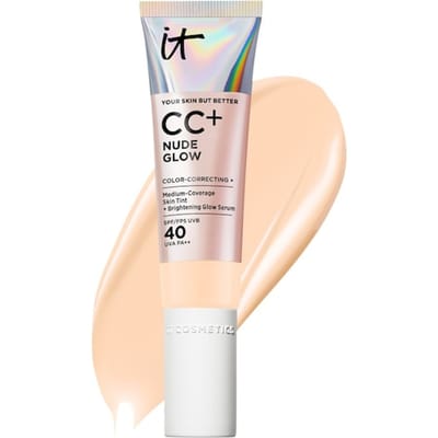 IT Cosmetics Your Skin But Better CC+ Nude Glow SPF 40 - Foundation en Glow Serum 2-in-1 - Medium dekking - Fair Beige