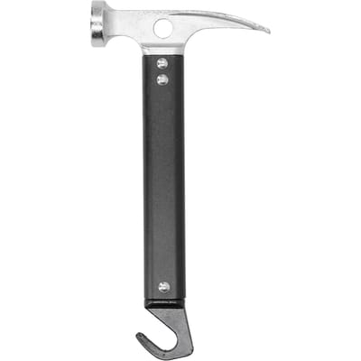 Kampeerhamer Tent Haring Trekker Hamer Verwijderaar Aluminiumlegering Mini Draagbaar Buitengereedschap black