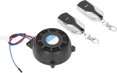 Draadloos Motorralarm Systeem met Sterke Geluid, Universele Anti-Diefstal Beveiliging, 12 V, 2 Afstandsbedieningen, 150 m Bereik voor Scooter en Motorfiets