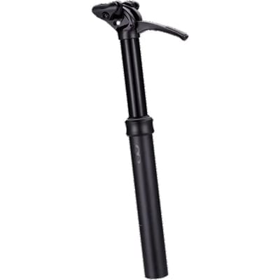 BBB Cycling HandlePost Verstelbare Zadelpen 27.2 mm - Dropper Post - MTB Zadelpen met Hendel - 390 mm - Offset: 15 mm - Zwart - BSP-52