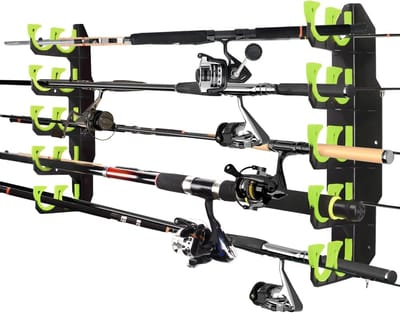 Vissen Hengelhouder voor Muur of Plafond, Ideaal voor Garage en Tackle Box, Perfect Cadeau voor Vissers