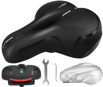 Comfortabel Ergonomisch Fietsstoeltje voor Stadsfiets en Racefiets, Schokabsorberend met Gel en Traagschuim