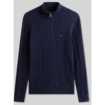 Tommy Hilfiger Klassieke Katoenen Kabeltrui - Streetwear - Volwassen