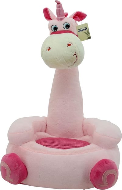 Sweety Toys 7004 BETTI kinderzitkussen, zitzak, roze eenhoorn