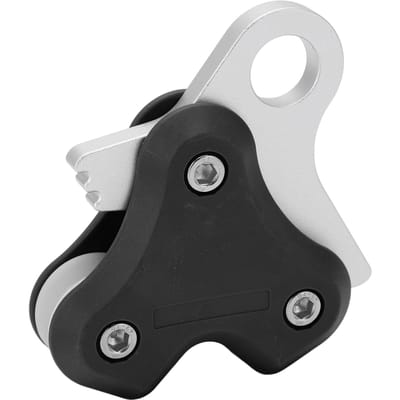 Aluminiumlegering Katrol Duiken Vrij Duiken Boei Metalen Touw Terugtrekker Hoge Efficiëntie Duikaccessoires zwart