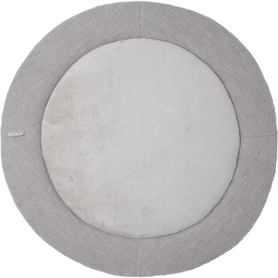 Baby's Only Gebreid boxkleed rond Hope - Parklegger - Speelkleed - Dusty Grey - Ø90 cm - Extra dik - Boxmatras - Tweezijdig te gebruiken