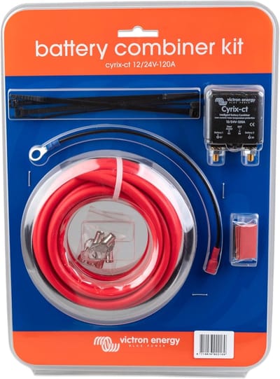 Batterijcombiner Kit - Accu Schakelaar - Energiebeheer - Automatische Koppeling - 120 Amp