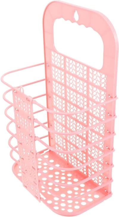 Kippen Voederbak - Groentehanger Dieren - Voedsel Aanbieden - Duurzaam Kunststof - 37 x 22 x 12 cm - Roze