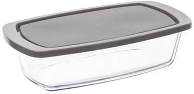 5Five Ovenschaal met deksel - borosilicaat glas - rechthoek - 1.8 Liter - 27 x 14 x 7,3 cm