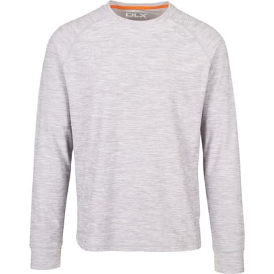 Trespass Heren Callum DLX T-Shirt met lange mouwen (Platina mergel)