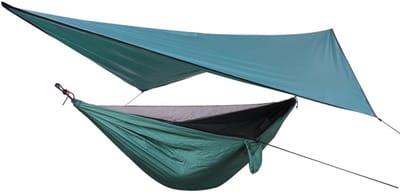 Let op type!! Weerbestendige Mosquito net hangmat achtergrond set buiten