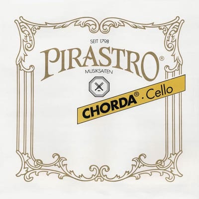 Pirastro P232340 cello string G-3 medium (27 1/2), gut core, silver plated
