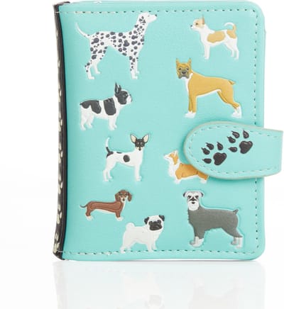 Shagwear Pasjeshouder - Portemonnee Dames - Portefeuille Dames - Kunstleer - DogsDogsDogs (009607sm)