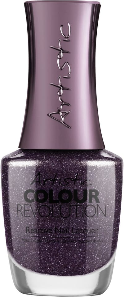 Artistic Nail Design Colour Revolution 'Spell Me Over' (Donkerpaars Shimmer)