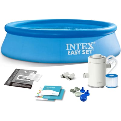 Intex Easy Set - Opblaasbaar Zwembad - 244x61 cm - Blauw - (28108NP)