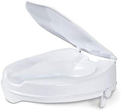 Toiletverhoger - Zitting Verstelbaar - Comfort Verhogend - Drie Hoogtes - 10 cm - Wit