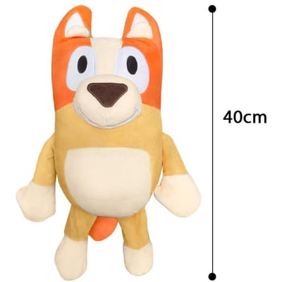 40CM Bluey Familie Pluche Speelgoed Anime Cartoon Hond Bingo Bandit Chilli Knuffels Pop Knuffelkussen Ornament Kinder Verjaardagscadeau