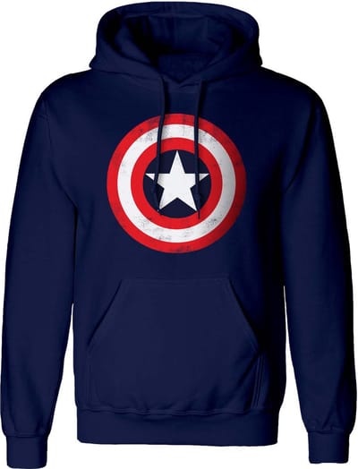 Marvel Captain America Hoodie/trui -M- Shield Blauw