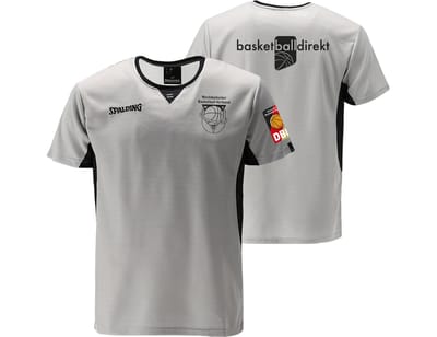 Spalding Offizielles Wbv Referee T-shirt Grijs