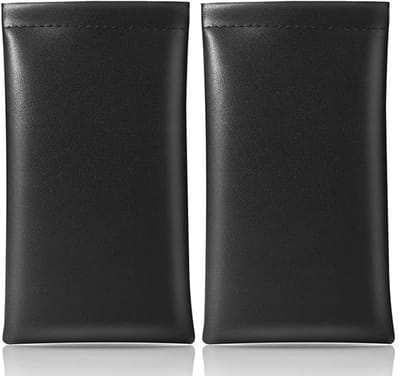 Famanu – Set van 2 brillenhoesjes met squeeze-sluiting – Compact en stijlvol ontwerp