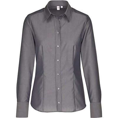 Seidensticker Women´s Blouse Regular Fit Long Sleeve SN080604 - Anthracite - 34