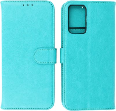 Oppo A95 4G & Oppo A74 4G Hoesje - Book Case Telefoonhoesje - Kaarthouder Portemonnee Hoesje - Wallet Cases - Groen