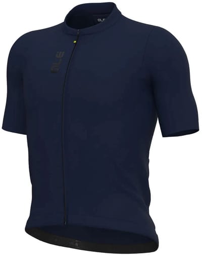 Ale Pragma Color Block Korte Mouw Wielertrui Blauw S Man