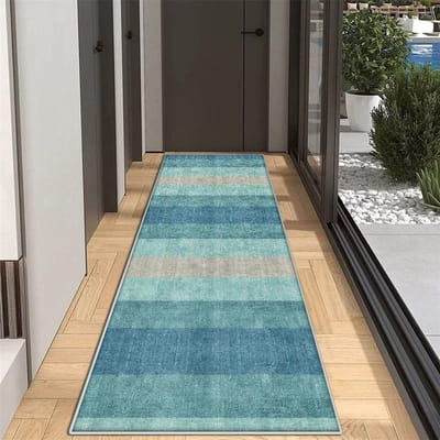 Balkonloper Gangtapijt Eenvoudige stijl Woonkamer Slaapkamer Antislip Gangtapijt Trap Hal Aanpasbare Vloermat 60*200cm