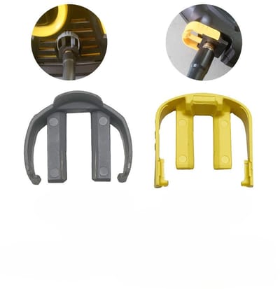 1stuk C Clip -Geschikt voor Karcher K2 K3 K7 Drukspuitpistools - Hogedrukreiniger Trigger - 1stuk Slang Quick Connect Fittings Vergrendelhouders - Gele waterpistoolclip - Grijze bevestigingsring voor autowasmachine