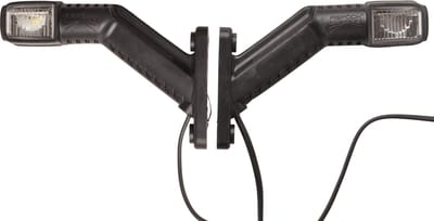 Aspock superpoint 4 - LED set - links & rechts - wit/oranje/rood - 100 cm