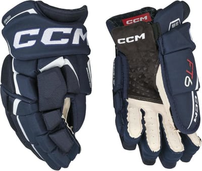 CCM Jetspeed Ft6 Ijshockeyhandschoenen Jr Navy/wit 10