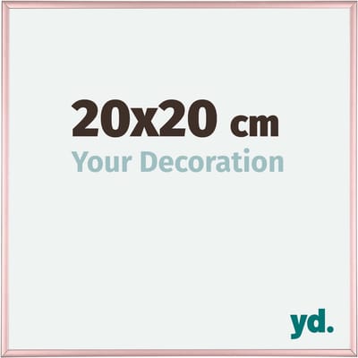 Your Decoration - Fotolijst 20x20 cm - Aluminium - Koper - Kent