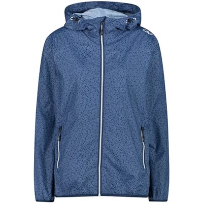Cmp 31x7296 Rain Fix Hood Jas Blauw 2XL Vrouw