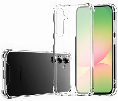 Shockproof Flexibele achterkant Silicone hoesje transparant Geschikt voor: Samsung Galaxy A56