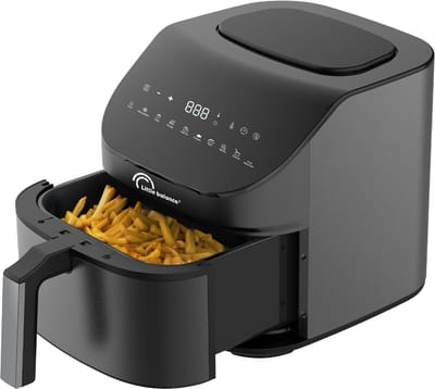 Little balance 8704 Airfryer - XXL mand - inhoud 7 liter - 1300 gram frites -10 programma's - PFAS vrij