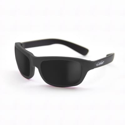 Kushies - Zonnebril - Beachtime - Baby - 6-18 maanden - Jongens en Meisjes - UV380 bestendig - Zwart
