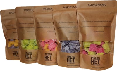 PAKKET 5 NIEUWE SMAKEN HAKHONING FRUIT SENSATIE