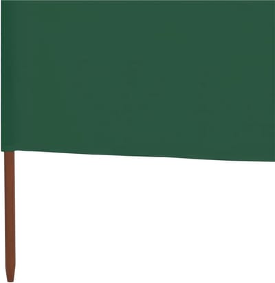Windscherm met 9 panelen - Winddoek Luifel - Buitenruimte Beschermen - Duurzame Vliesstof - 1200 x 80 cm - Groen