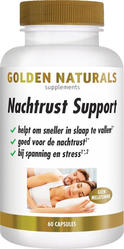 Golden Naturals Nachtrust Support (60 veganistische capsules)