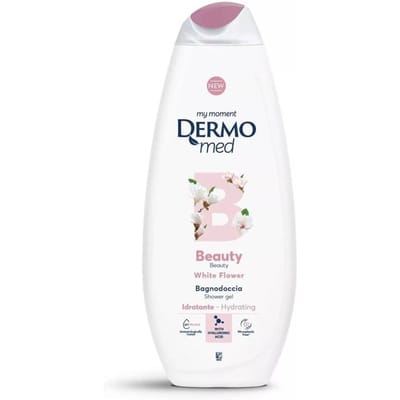 Douchegel beauty witte bloemen 750ml - dermomed