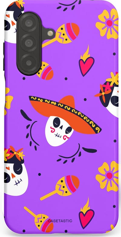 Casetastic Hoesje Geschikt voor Samsung A26 - Stijlvolle Beschermende Duo-layer Case - Muertos sombrero