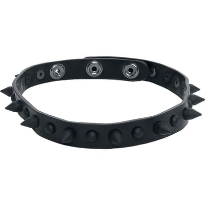 Rock Rebel by EMP - Rock Choker - Black Studs - voor Vrouwen - zwart