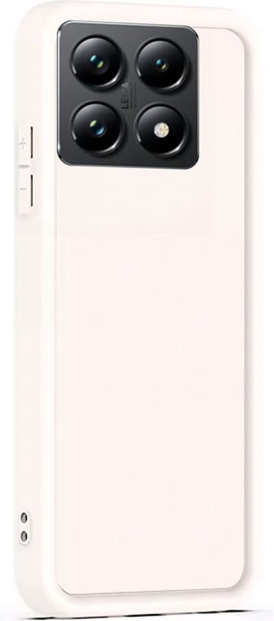 Hoesje geschikt voor Xiaomi Redmi 14T / 14T Pro - Versterkte randen - Bescherming Camera & Scherm - Matte Design Sand Beige
