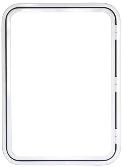 Serviceluik 650x900mm wit - rechts, met paneel pp