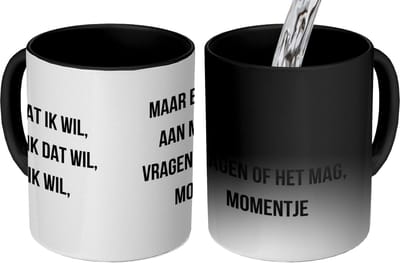 Mok - 275 ML - Koffiemok Collega - Koffietas geschenk - Koffiebeker Papa - Mokken - Koffietassen Humor - Spreuken - Quote - Ik doe wat ik wil - Grote theemok - Theemokken groot - Leuke thee mok - Thee tas Mama - Grappige cadeaus