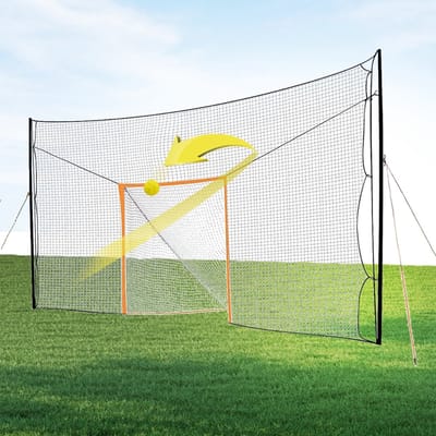 Open Goaaal 2-in-1 Lacrosse Doel met Achtervang